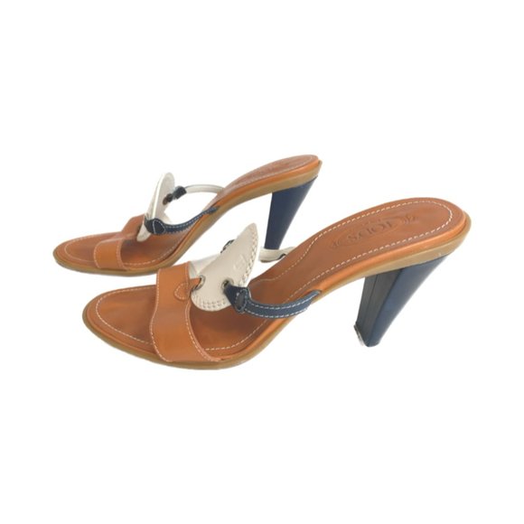 Tod's Color Block Leather Mule Sandal - Picture 2 of 6